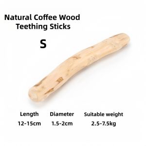 Lucky DAYS.my Coffee Wood Dog Chew Stick Teething Toy Natural Coffee Fragrance Teeth Cleaning Matibay Anxiety Relief Pet Toy