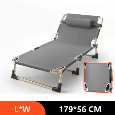 【COD/FREE Gift】Sofa foldable bed Folding bed portable bed with foam adjustable folding bed heavy duty convenient storage 300KG load-bearing Enlarged square tube super support folding bed sale single folding chair bed sofa bedift
