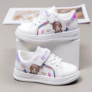 Giày thể thao bé gái in hình công chúa Giày học sinh đi học giày cho bé gái - Mẫu mới ON66