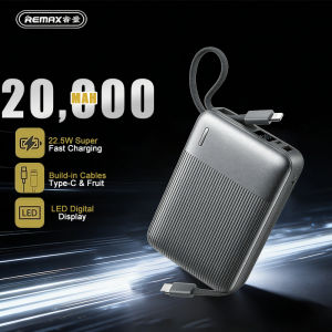 Virginex In Stock & 3C】virgine*Remax CCC Certification Powerbank FC-05 10000mAh FC-06 20000mAh Power bank mini 30W Fast Charging Type C & IP for huawei xiaomi travel essentials 迷你充电宝