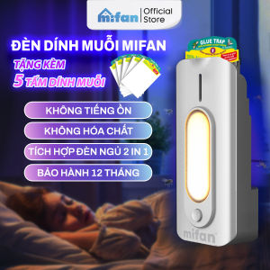 Đèn Bắt Muỗi Keo Dính UV-LED MIFAN - Không Tiếng Ồn - Bẫy ruồi bắt bọ diệt côn trùng - Bảo Hành 12 Tháng