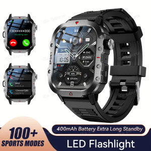 2026 Rugged Military GPS Smart Watch Mens Outdoor Watch 2.01" HD Touch Screen Voice Bluetooth Call Flashlight Smartwatch Men