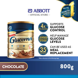 Glucerna Chocolate 800g Tin (Diabetes-Specific Formula)