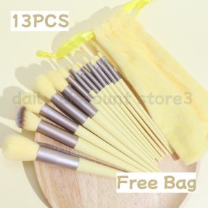 13Pcs/Set Makeup Brushes Full Set Of Brushes Powder Brush Foundation Brush Portable With Bag