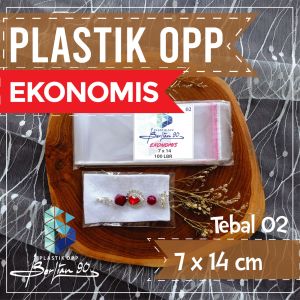 Plastik Opp 7x14 Cm 02 Micron / Plastik Lem / Plastik Opp Seal