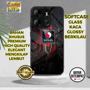 Softcase Glass Kaca Glossy - Case Infinix Smart 7 Casing Hp Infinix Smart 7 Fashion motif Chipset (CASE KITA) - Softcase Infinix Smart 7 - Case hp Infinix smart 7 - Softcase Kaca Mengkilap Kesing hp infinix smart 7 casing hp infinix