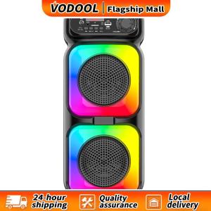 【Fast delivery】 Bluetooth Portable Karaoke Machine with Microphone for Party Outdoor Travel and Camping