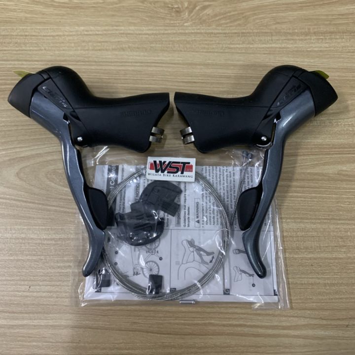 Brifter Shimano Claris ST 2400 2x8 Speed Original Suku Cadang
