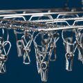 50Clips Stainless Steel Clothes Hanger Drying Racks Clips Ipitan Sipitan Hanger With Clip. 