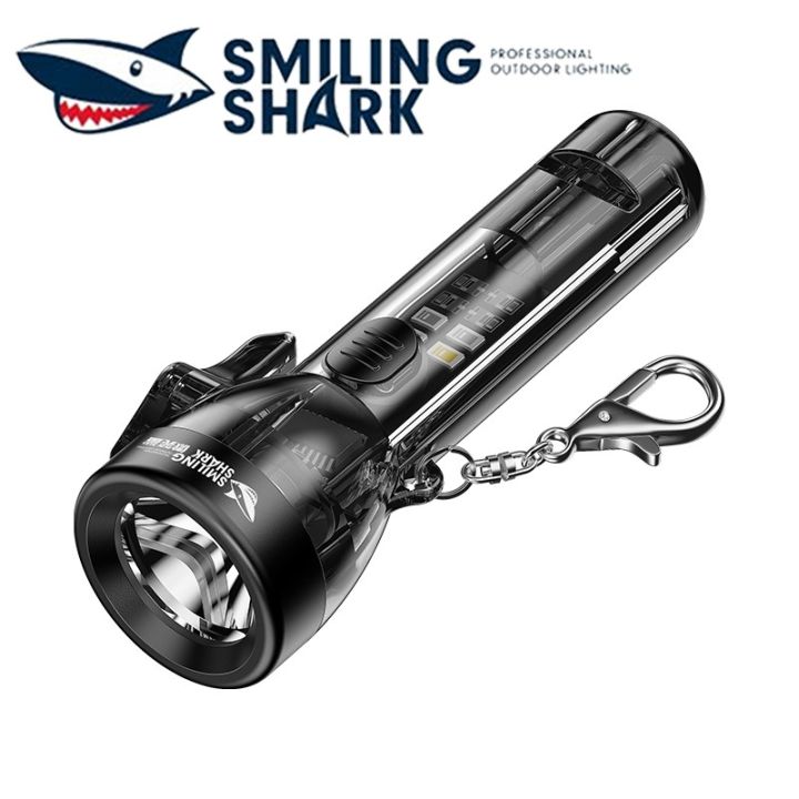 SmilingShark TIP0021LED Keychain Flashlight COB Drop-Resistant, Ultra  Compact Keychain Light, Batteries Included Small Rechargeable Flashlight,  Pack