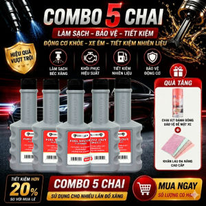 [CHÍNH HÃNG] Combo 2 Chai Súc Béc Xăng ECOOMAX -  Làm Sạch Buồng Đốt - Tiết Kiệm Nhiên Liệu - Vận Hành Êm Ái
