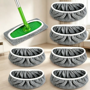 3PCS Microfiber Mop Pads Mop Cloth Cover Washable Reusable Chenille Fabric Absorbent Replacement Cloth for Flat Mop Household Cleaning