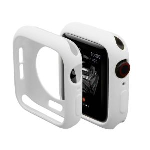 Soft Silicone Watch Cover Case For Apple Watch 9 45mm 41mm Protective Case for apple watch series 9 8 7 6 SE2 5 4 3 44mm 40mm 42mm 38mm