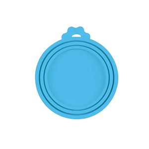 OUTOPEN Silicone Nắp đóng hộp đựng thức ăn cho thú cưng Hoạt hình Mềm Nắp muỗng lon cho thú cưng Nắp hộp thực phẩm Tái sử dụng Nắp đậy cho mèo 3 trong 1 Thú Cưng