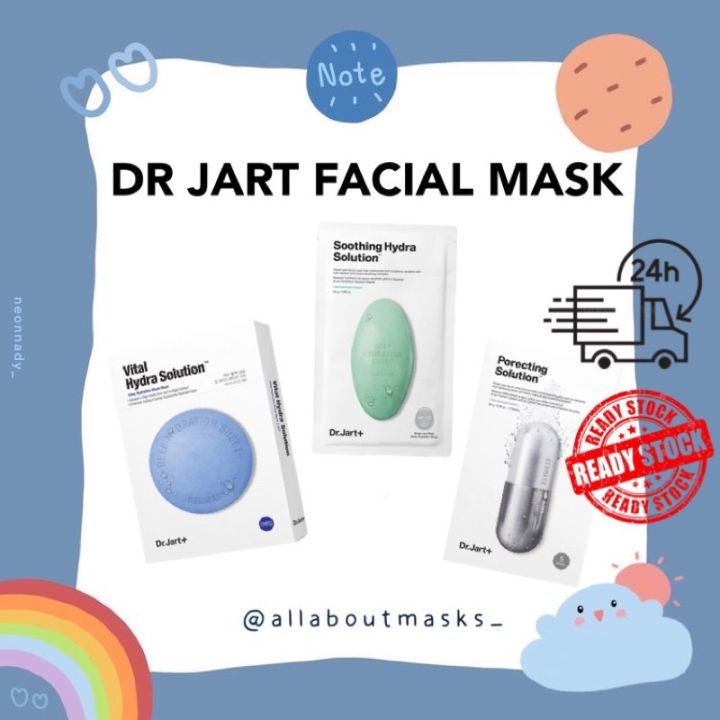 READY STOCK 100 AUTHENTIC DR Jart Vital Hydra Soothing Porecting