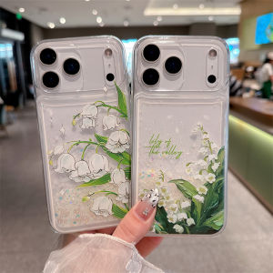 Luminous Glitter Quicksand Case for iPhone 17 16 15 Pro Max Phone Cover Glowing in the Dark Silicone Soft Coque Liquid Sand Capa