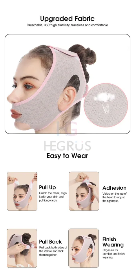 HEGRUS Face Lifting Slimming Belt Thin Face Bandage V Shape Face