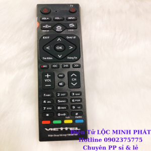 Remote điều khiển đầu thu truyền hình Viettel internet điều khiển tivi box Viettel – Tặng kèm pin