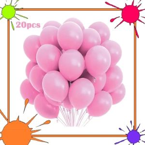 10inch Matte Latex Balloon Childrens Wedding Birthday Happy Party Decoration Baby Shower Anniversary Balloon Set