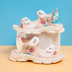 Dép Quai Hậu Bé Gái Dép Xăng Đan Bé Gái Sandal Bé Gái Hình Công Chúa Elsa Cánh Thiên Thần Hàng Quảng Châu Cao Cấp FULL BOX (Size 26-37)