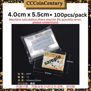 【READY STOCK KL】MINGTai Stamp OPP Protector Sleeves 100pcs/pack *明泰小邮票保护袋(100片/包)