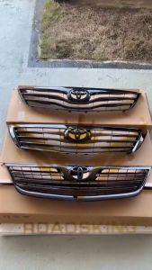 [FREE LOGO BLACK] FRONT BUMPER GRILL TOYOTA  CAMRY ACV40 ACV41 ACV50 2006-2014 GLOSS BLACK TRD GR