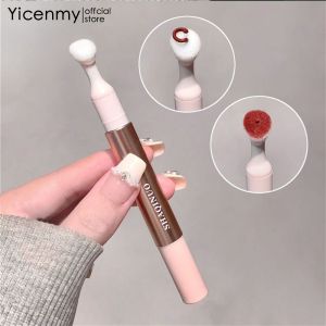 ลิปกลอสผิวด้านหมอกนิ่มลิปเคลือบริมฝีปากกระจกแสงน้ำลิปกลอสกันน้ำคงทนลิปทินท์ปาร์ตี้นักเรียน