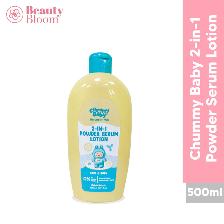 Chummy Baby Natural N' Mild 2-in-1 Powder Serum Lotion 500mL