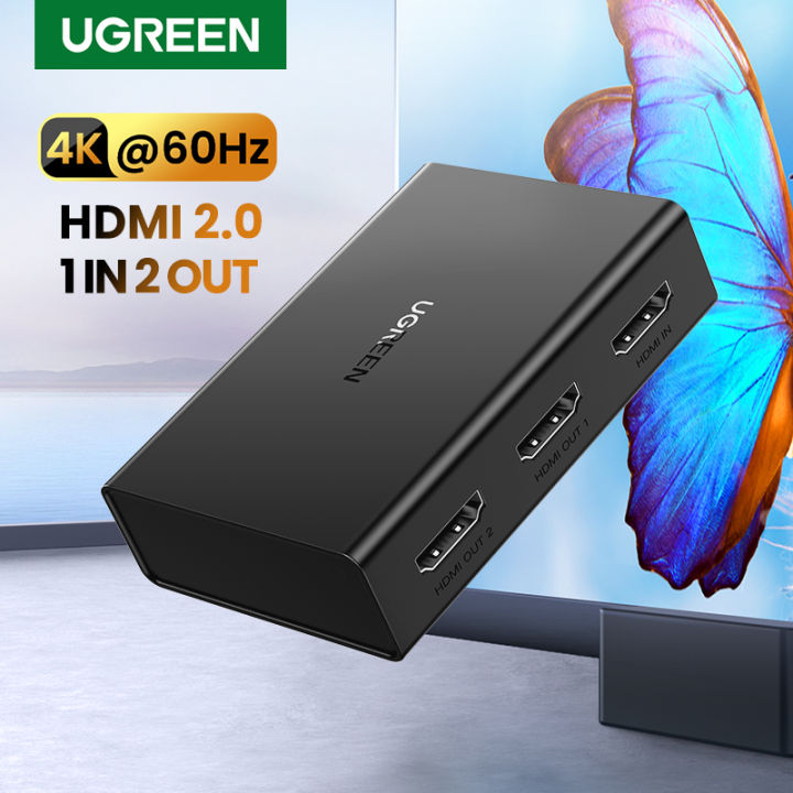 UGREEN 4k 60HZ HDR in out HDMI Splitter Dual simultaneous Display for  laptop PS5 Switch Lazada PH