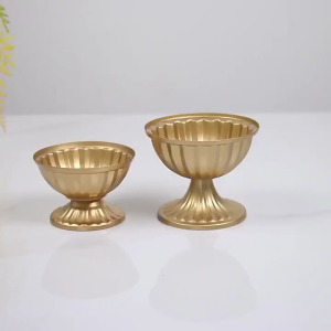 Rustic Vases Succulent Flower Pot Flower Vase Planter Pot Iron Material for Wedding Party Dining Table Decorations