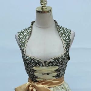 2026 Festival Outfit German Beer Festival Costume Suspender Pants Set Bavarian Womens Style COS Dress in stock