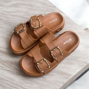 Sandal Jelly Wanita Terbaru/ Sendal Wedges Karet Gesper Cewek Kekinian/ HYS V531 Jelly Import