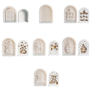 Hollow Bear Theme Storage Box Molds Storage Container Moulds Silicone Texture Suitable for Clothing and Stationery