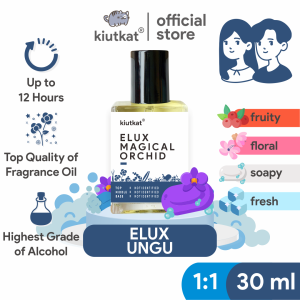 ELUX MAGICAL ORCHID by KIUTKAT - Parfum Aroma Sabun LUX UNGU Original Isi 30ml