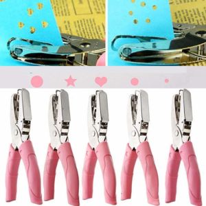 SKJK STUDIO DIY Kim khí Đối với Sổ ghi chép vé Thẻ Lỗ đơn Biên giới Scrapbooking Đồ dùng học tập Văn phòng phẩm Office Binding Cai đục lô Máy cắt giấy