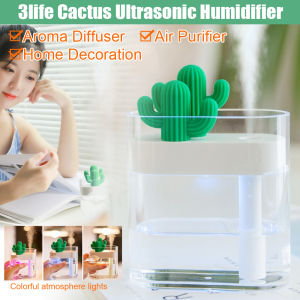 Xiaomi Mijia 319 Cactus Clear Air Humidifier 160ml Color Light USB Air Purifier Anion Mist Maker Air Humidifier