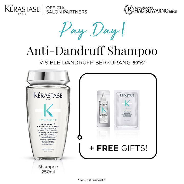 Kerastase Shampoo Anti Ketombe (Basah) Bain Purete Symbiose 250ml