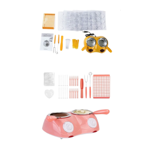 Điện sô cô la bơ ấm hơn điện nóng chảy Fondue thiết lập với sơn không dính cho nướng những người đam mê