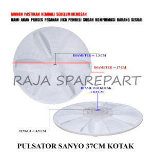 WPST-200A PULSATOR MESIN CUCI / PULSATOR SANYO KOTAK 37CM