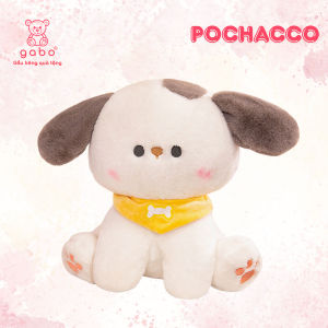 gấᴜ Bông Cún Đeo Yếm Chó Sanrio Pochacco Đeo Yếm Cute Dễ Thương Ngộ Nghĩnh Đồ Chơi