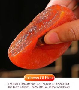 Molten dried persimmon 500g soft and glutinous sweet snack to satisfy your cravings no additives