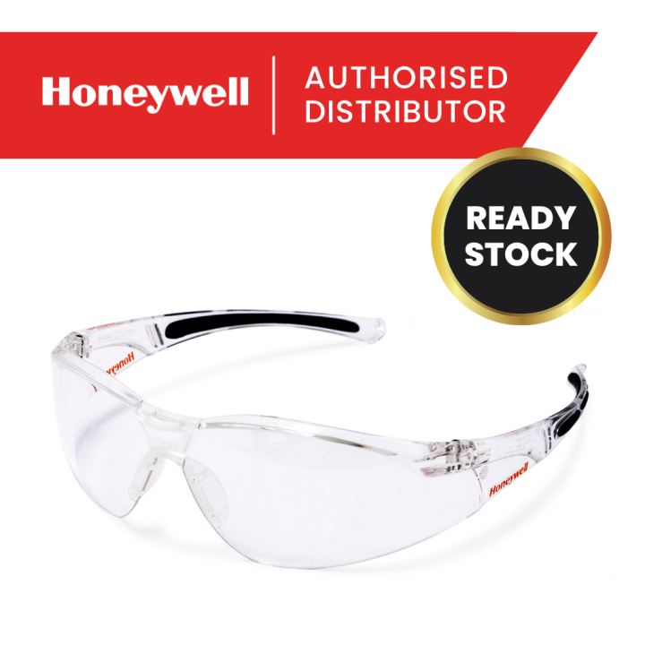 Honeywell A800 Clear Frame Safety Glasses-Comfort/Anti-Fog/Light