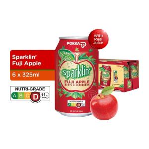 Pokka Sparklin Fuji Apple (6 X 325ML)