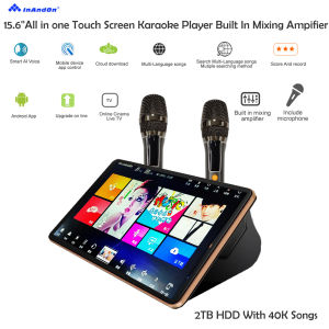 Hajuriz เครื่องคาราโอเกะ19.5 3IN1 500GB HDD กับจีนเพลงภาษาอังกฤษหลายภาษาแอนดรอยด์10 .Youtubeเมฆบันทึกการควบคุมอุปกรณ์รีโมท