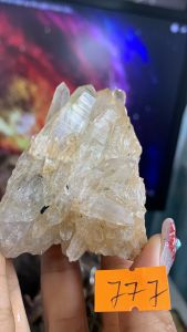 Viên đá Thạch Anh pha lê Lemurian tinh thể năng lượng vũ trụ 777