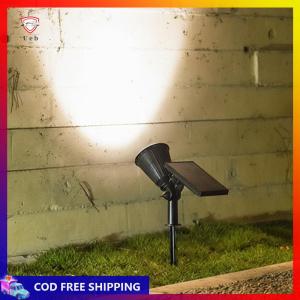 18LED Waterproof Solar Powered Lights Solar Garden Spot Lights Solar Landscape Spotlights for Yard Driveway Pathway Landscape