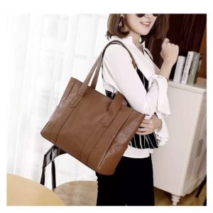 TAS WANITA TOTE BAG WANITA KULIT KAPASITAS BESAR (COD) TOTE BAG KULIT / TAS WANITA KEKINIAN 2023