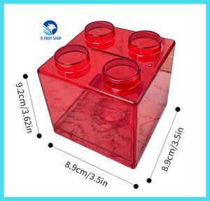 FLYBUY SHOP Blocks Shape Coin Box Money Bank Stackable Storage Boxes Toy Gift for Children Piggy Bank