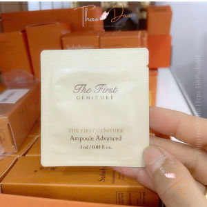 Gói Tinh Chất Vàng Ohui The First Ampoule Advanced 1Ml chống lão căng bóng sáng da tái sinh da Date 2029
