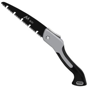 เลื่อยมือขนาดใหญ่ เลื่อยพับ เลื่อยกิ่งไม้ เลื่อยทำสวน เหล็กSK5 ไม่เป็นสนิม แข็งแรง เลื่อยหางหนู ตัดไม้ เลื่อยอเนกประสงค์ มีล็อคนิรภัย